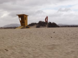 La plage de Corralejo, Fuerteventura