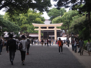 Temple shintoiste meiji-jingu à Tokyo