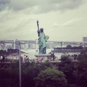 Tokyo Odaiba, la statue de la liberté