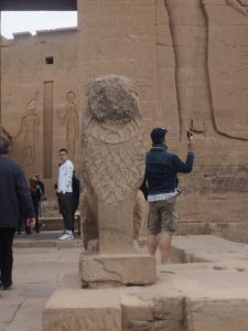 Statue de lion en Egypte