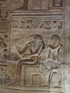 Temple d'Abydos en Egypte