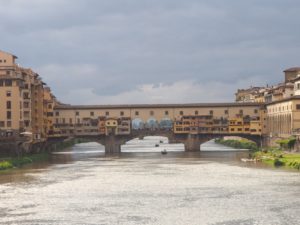 Le ponte vecchio à Florence