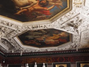 Château de Rosenborg : plafond en relief