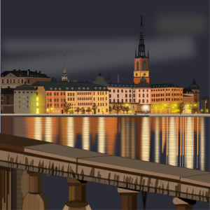 Stockholm en Powerpoint art