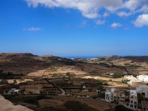 Vue de la citadelle de Gozo