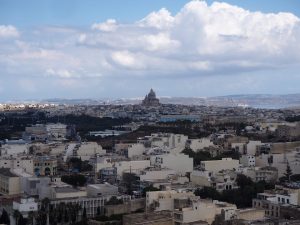 Vue de la citadelle de Gozo