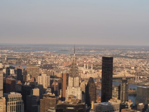 Le Chrysler Building vu de l'Empire State Building