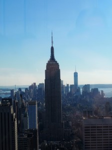 L'Empire State Building vu du Rockefeller Center