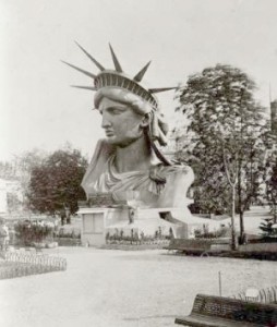Une vielle photo de la Statue de la liberté