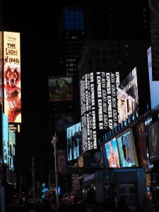 Time Square de nuit