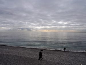 La plage à Nice