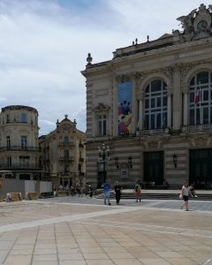 Place de la comédie à Montpellier