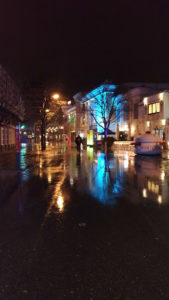 Le Prater de Vienne sous la pluie