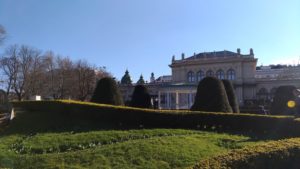Le jardin d'hiver du Stadt Park de Vienne