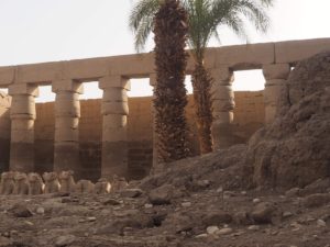 Les torchis du temple de Karnak