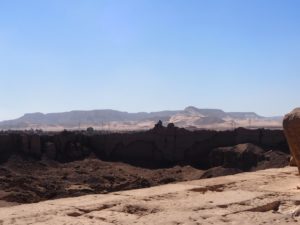 Vue du temple de Denderah