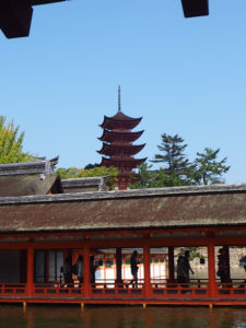 La pagode du sanctuaire de Miyajima