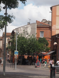 Fresque Claude Nougaro à Toulouse