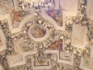 Plafonds de la grotte Medicis du jardin Boboli