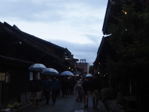 Takayama sous la pluie
