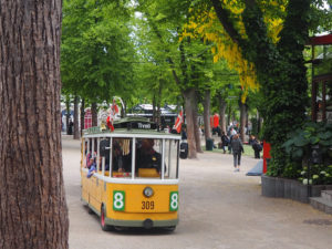 Mini bus au parc Tivoli