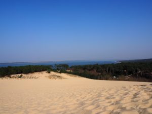 En haut de la Dune du Pilat