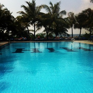 Une piscine à Male, Maldives