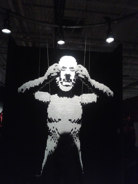 Une oeuvre de l'expo The art of the brick