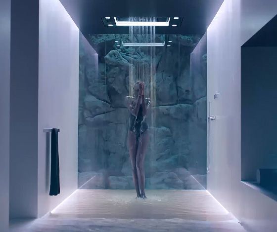 Douche sensorielle, spa