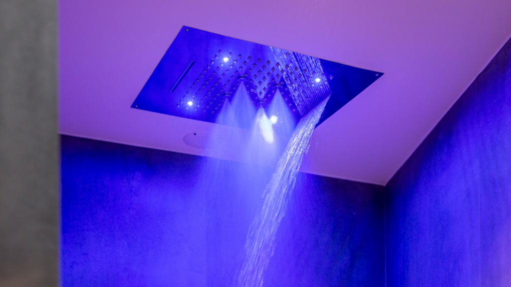 Douche sensorielle, tête de douche