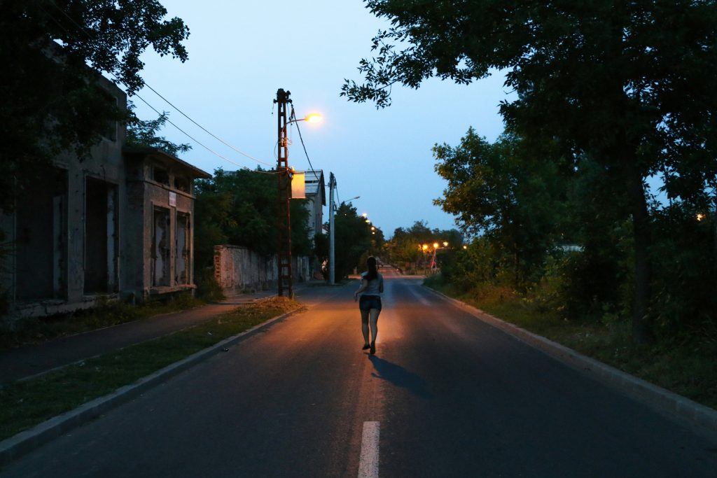 Courir au crépuscule