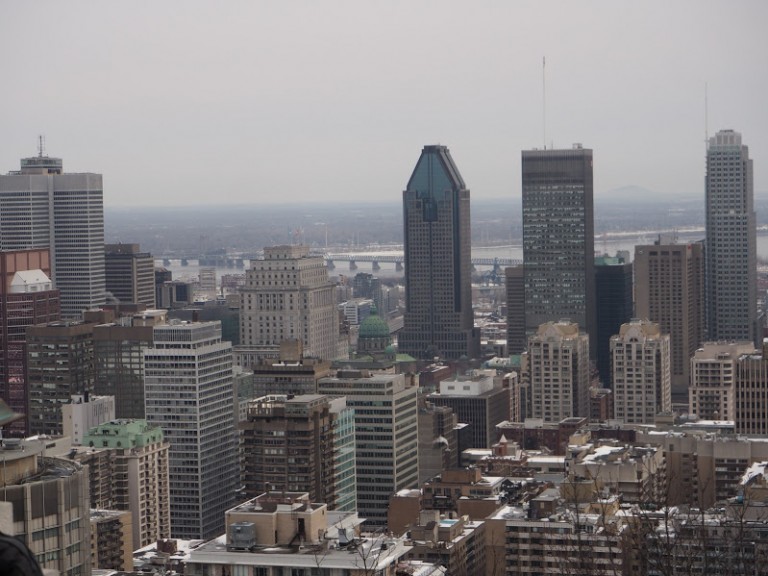 Vue sur Montréal du Mont Royal