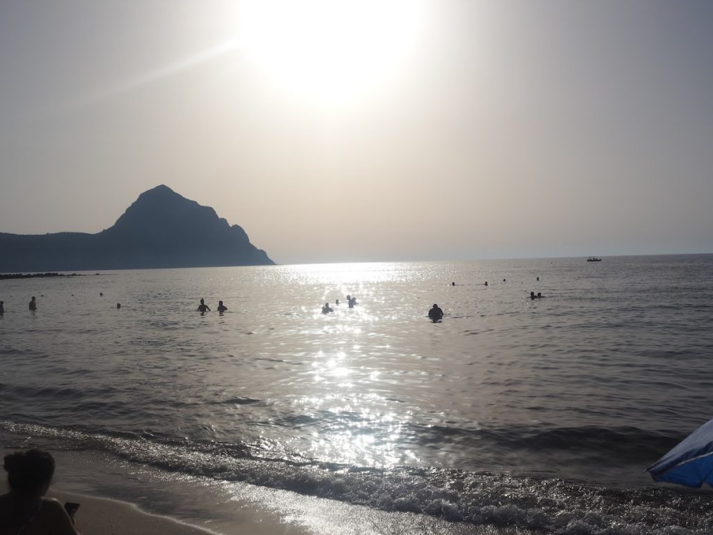 La plage de Santa Margarita en Sicile