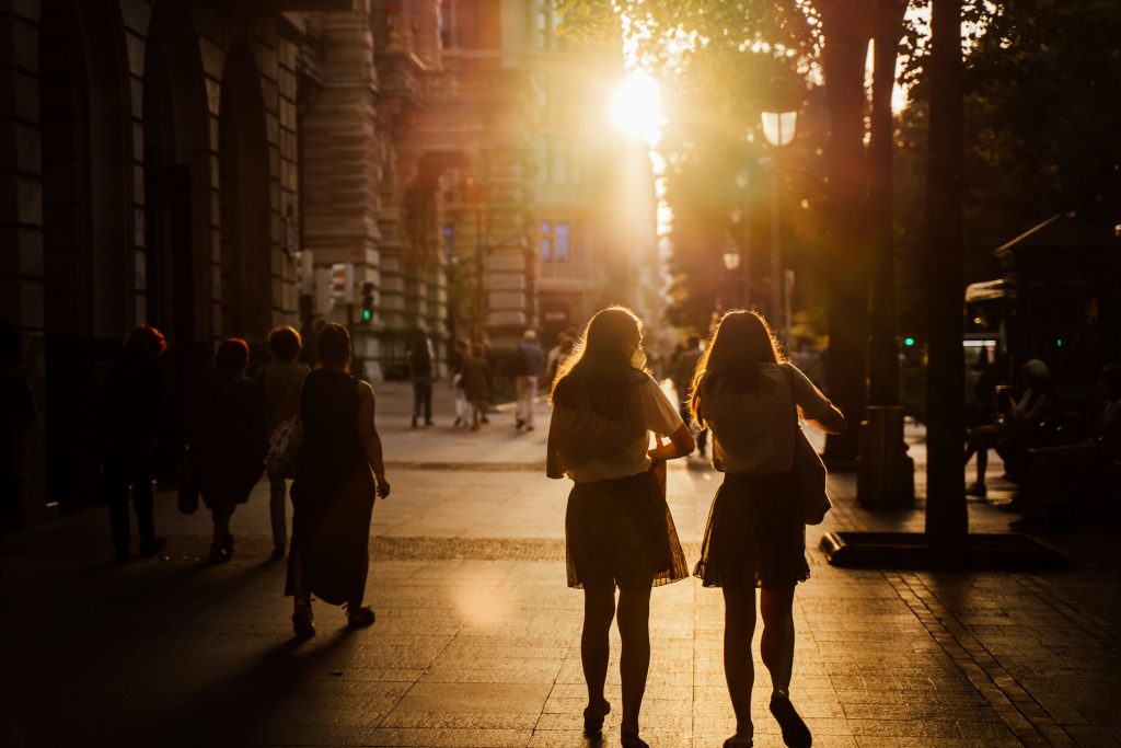 Marcher dans la ville